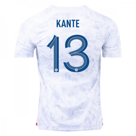 Billiga Fotbollströjor Frankrike Kante 13 Borta tröja WM 2022 Kortärmad